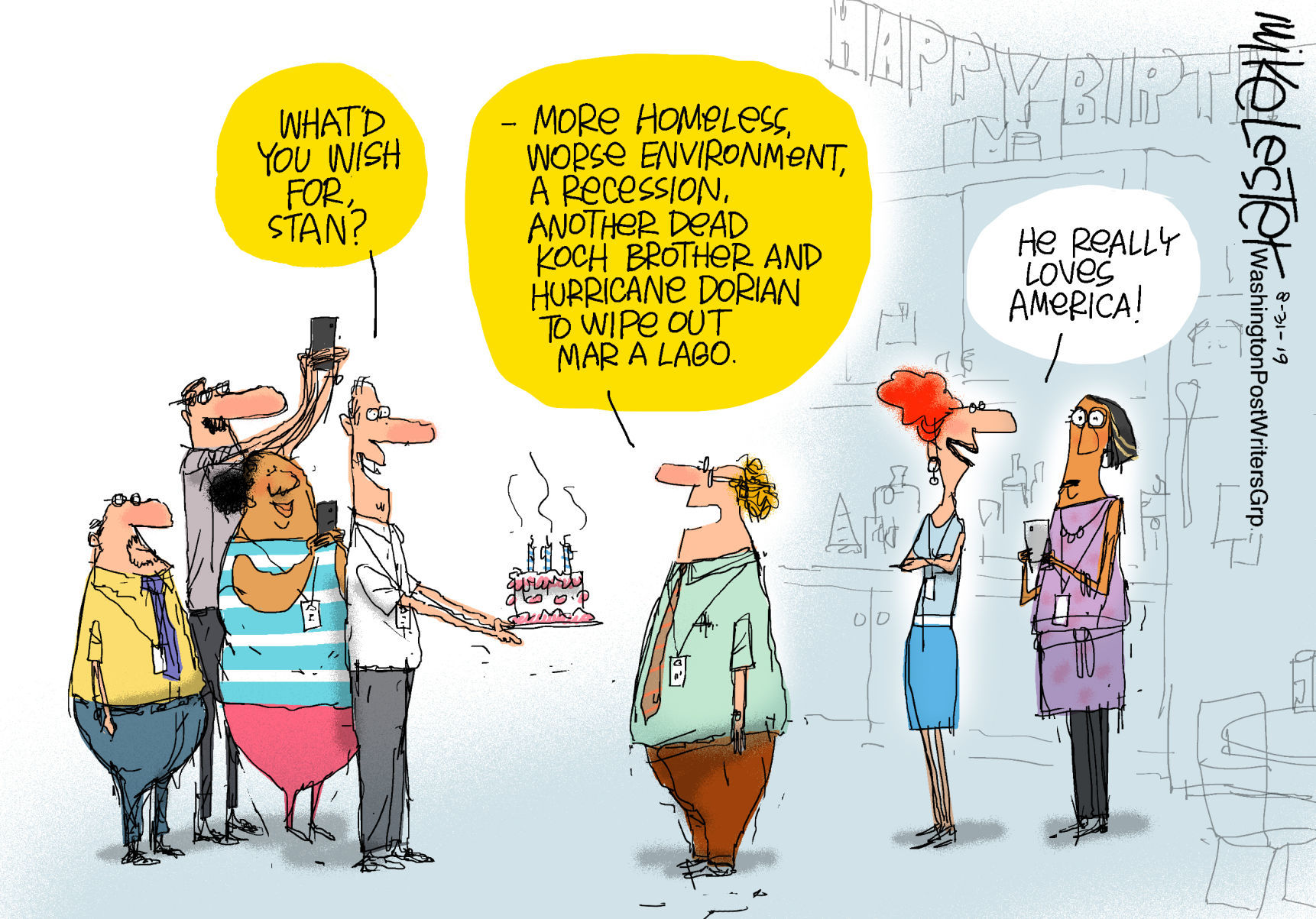 Mike Lester cartoon